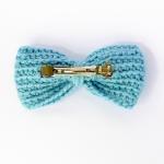 Crochet Bow Hair Clip