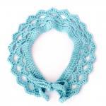 Crochet Collar - Pale Blue