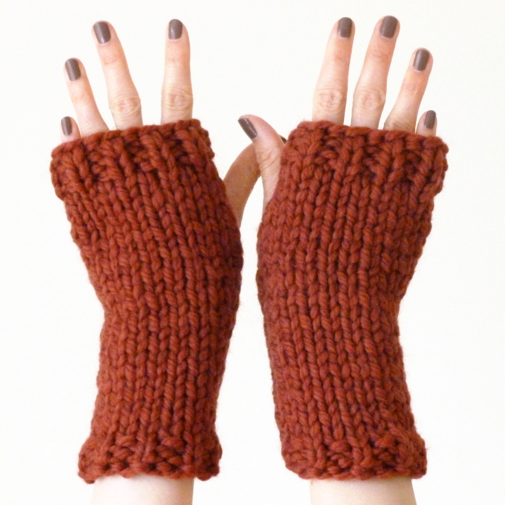 Chunky Fingerless Mitts / Gloves